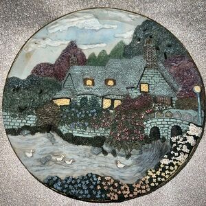 Charming Cottage Scene Wall Art